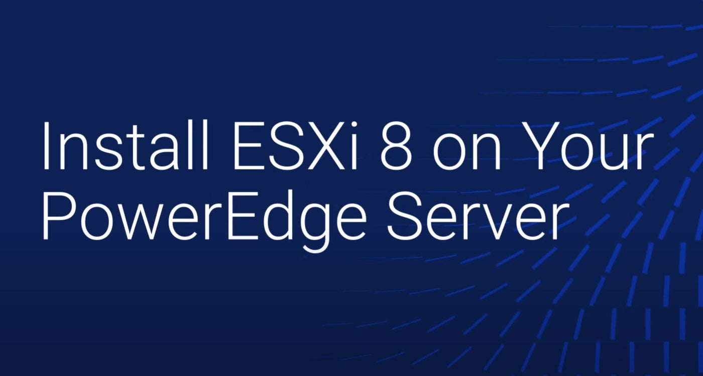 Install VMware ESXi 8 on Dell PowerEdge R760 Server