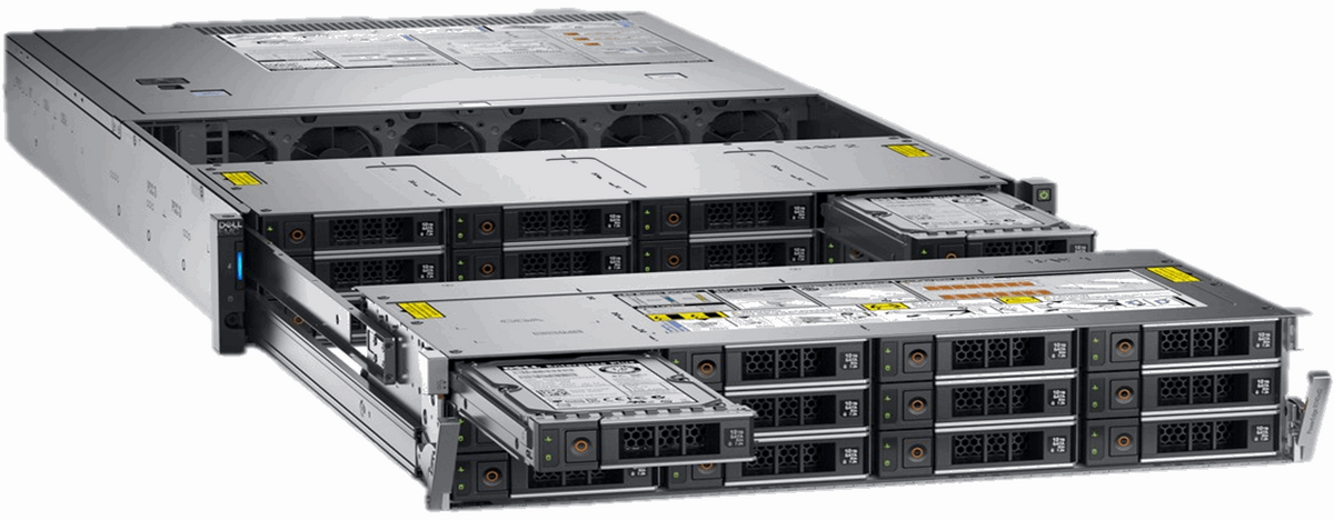 Сервер Dell PowerEdge R760xd2 - Intel Xeon Gold 5418Y 2.0Ghz 24 Cores