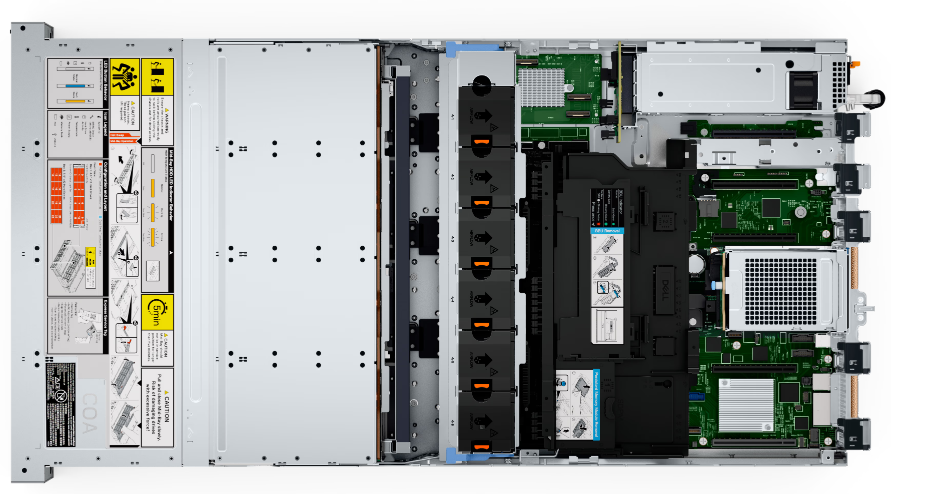 Сервер Dell PowerEdge R760xd2 - Intel Xeon Silver 4416+ 2.0Ghz 20 Cores