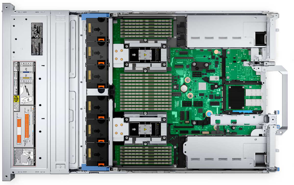 Сервер Dell PowerEdge R7625 - AMD EPYC 9454 2.75GHz 48 Cores