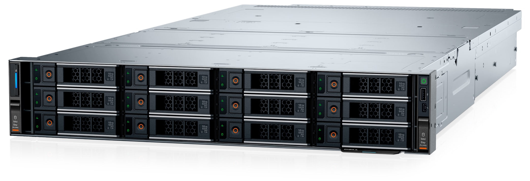 Сервер Dell PowerEdge R760xs - Intel Xeon Silver 4410Y 2.0Ghz 12 Cores