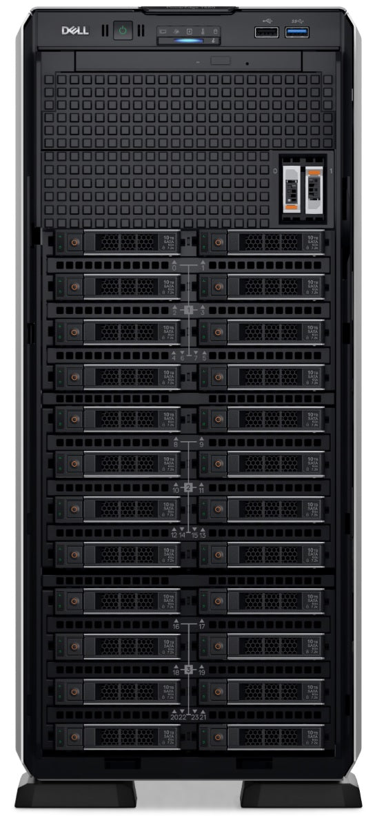 Dell PowerEdge T550 - Intel Xeon Gold 5317 3.0Ghz 12 Cores