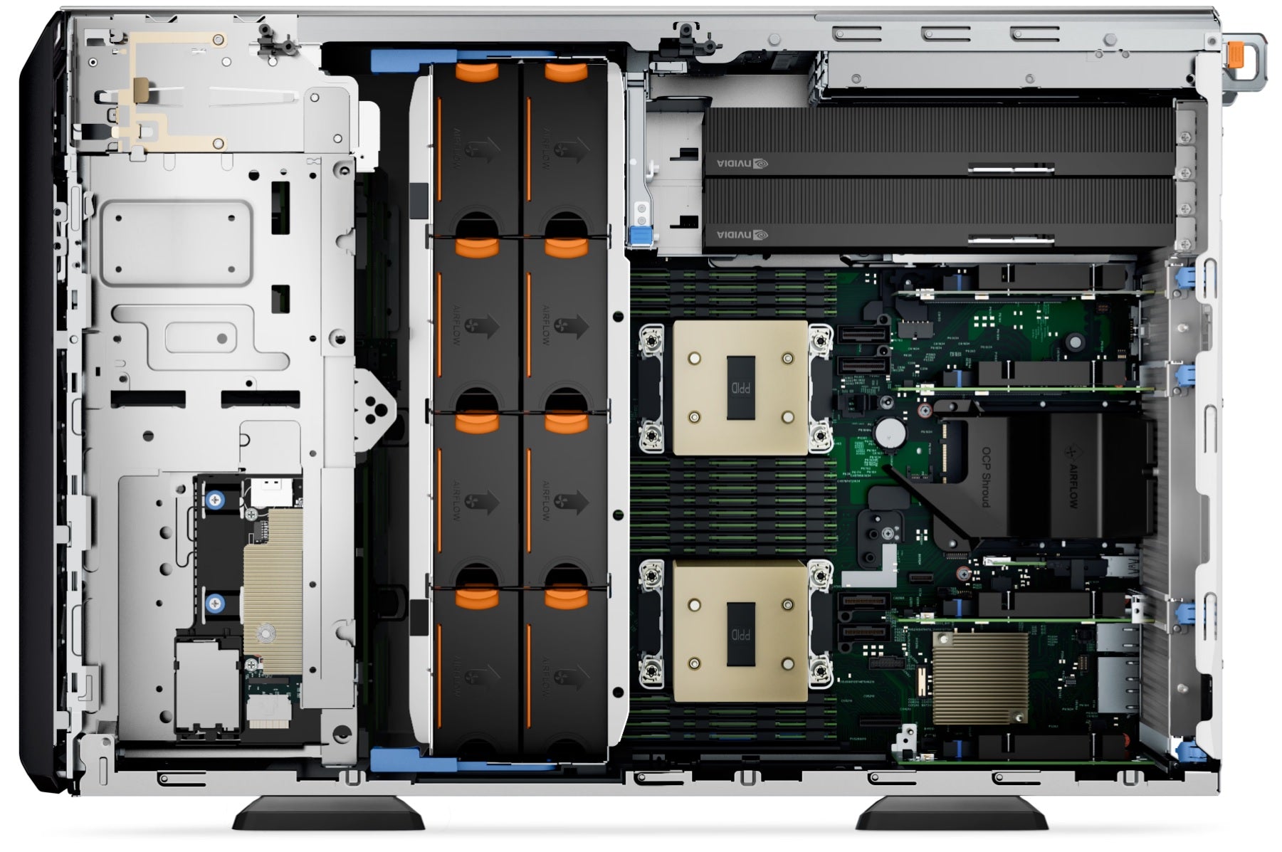 Сервер Dell PowerEdge T560 - Intel Xeon Silver 4410Y 2.0Ghz 12 Cores