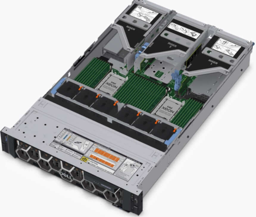 Сервер DELL PowerEdge R750 / Dual Xeon Silver 4310 2.1-3.3Ghz 12 Cores