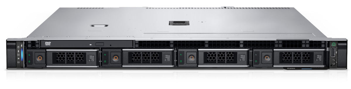Сервер Dell PowerEdge R250 - Intel Xeon E-2356G 3.2Ghz 6 Cores