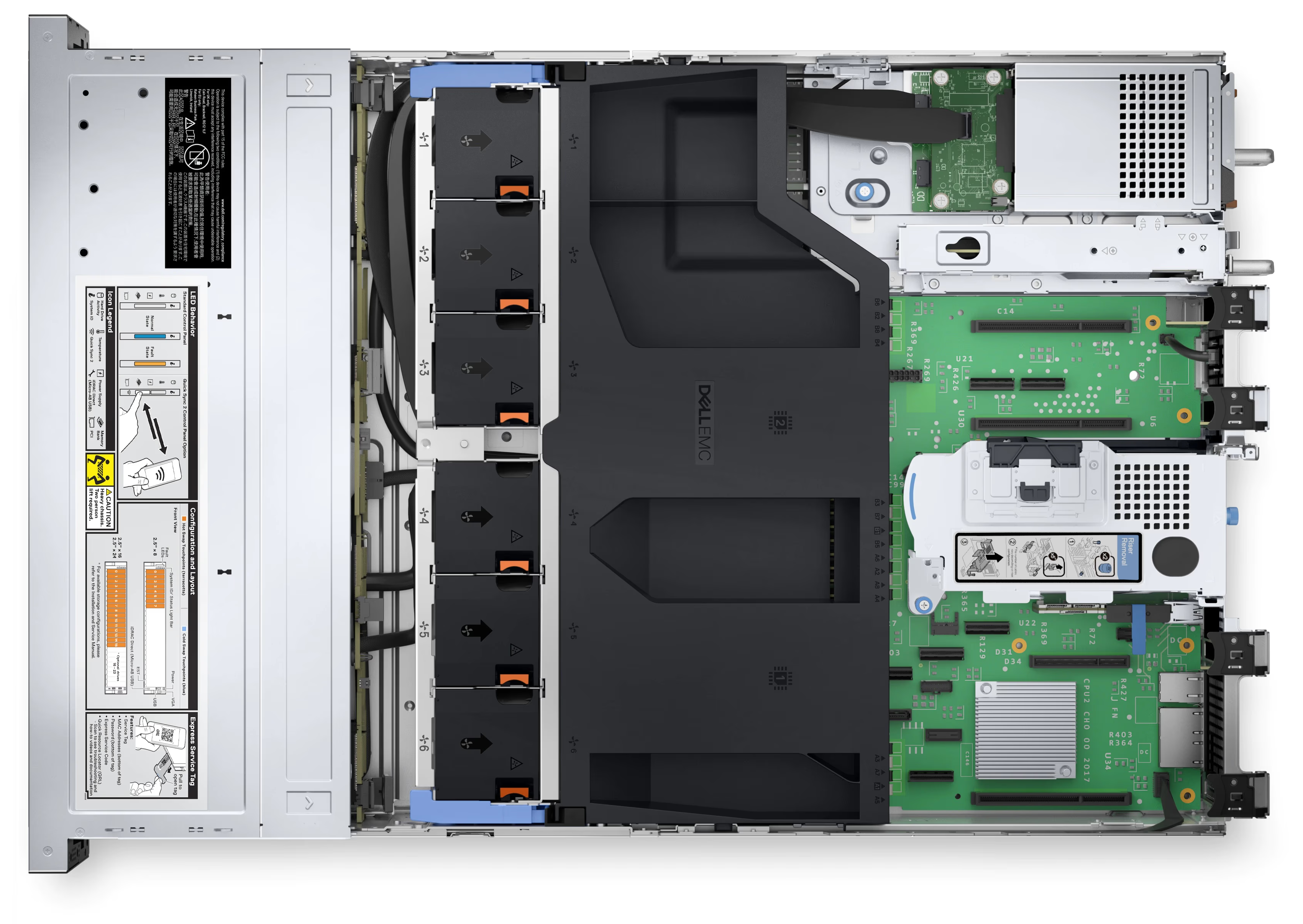 Сервер Dell PowerEdge R760xs - Intel Xeon Gold 6434 3.7Ghz 8 Cores